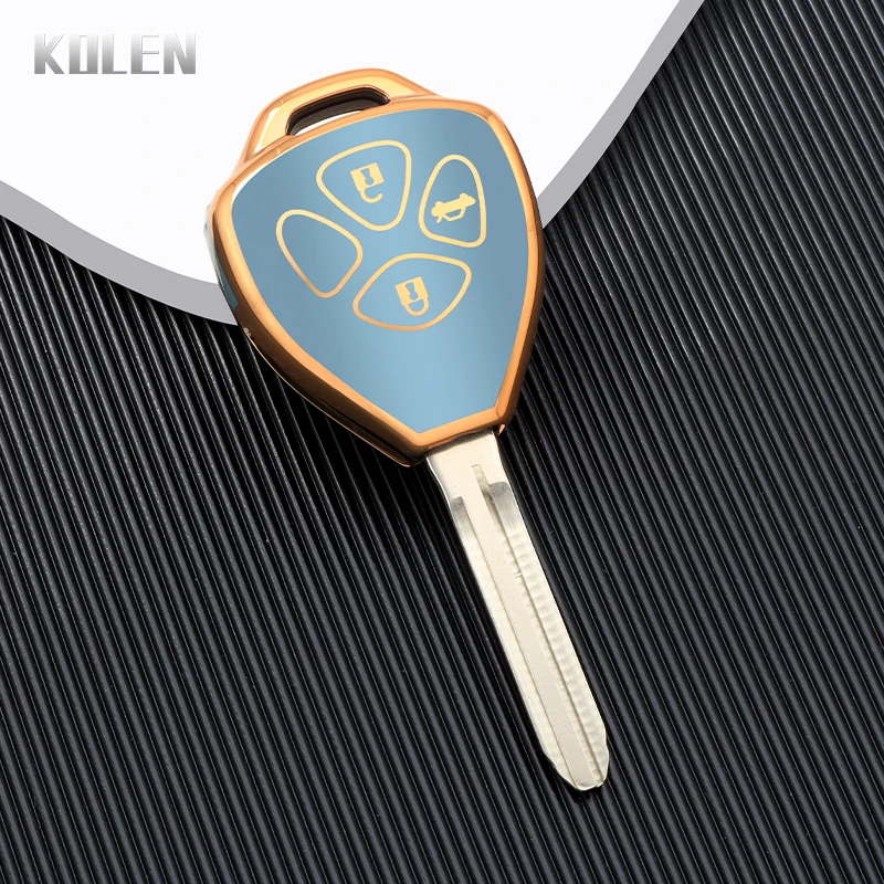 ТПУ чехол для автомобильного ключа для Toyota Corolla Camry Reiz RAV4 Crown Avalon Venza Matrix Auris защитные аксессуары