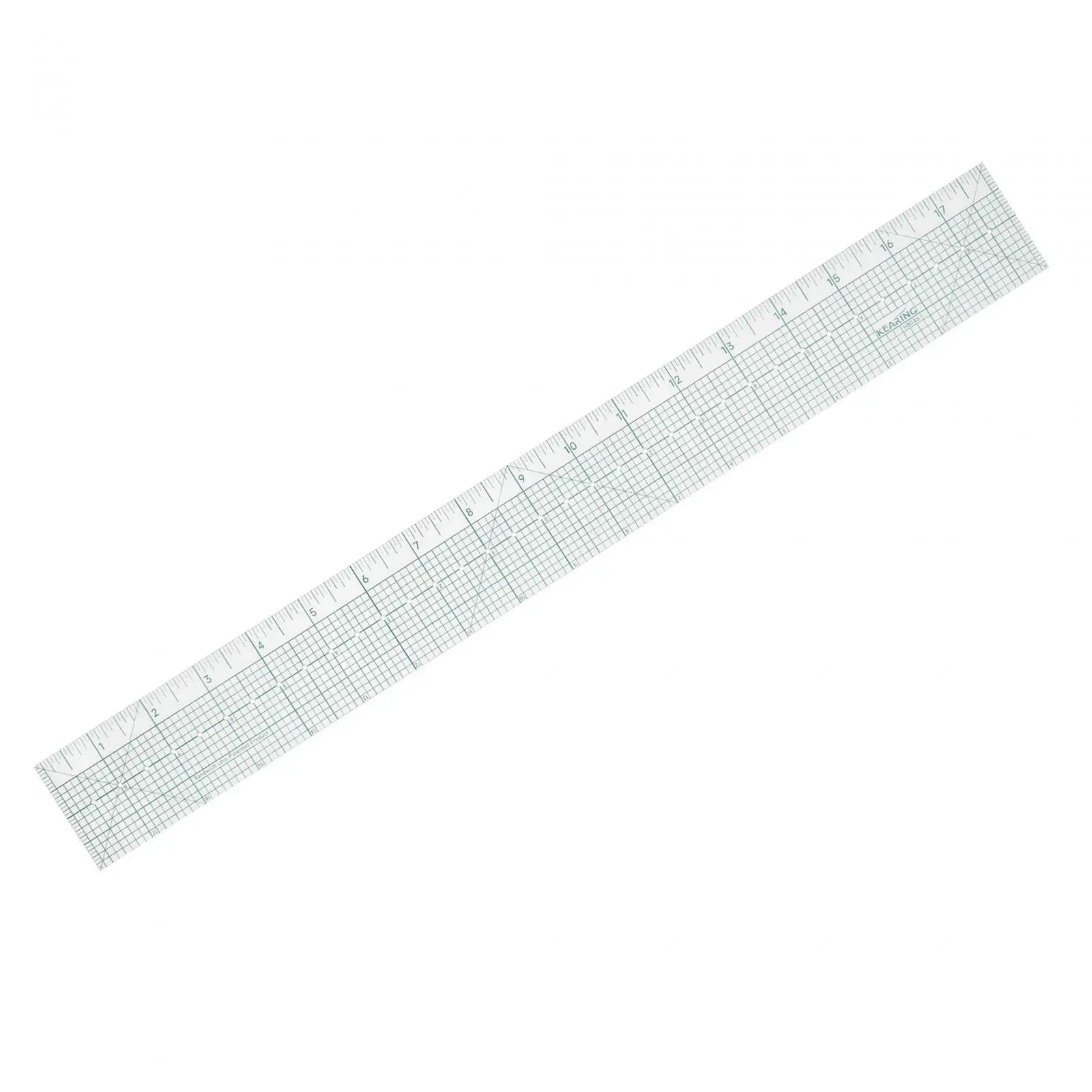 

Sewing Cutting Ruler Easy Reading Universal 18" Transparent Ruler Acrylic Ruler for Crafts Making Measuring Sewing Accessories