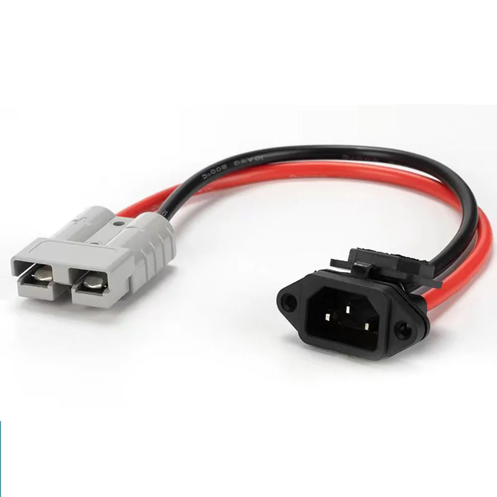 1 шт., 50 А, 600 В для разъема Anderson, штырь-штырь, штырь для зарядки аккумулятора, кабель 50 см, 12-6AWG, электрическое оборудование 1 шт., 50 А, 600 В для разъема Anderson, штырь-штырь, штырь для зарядки аккумулятора, кабель 50 см, 12-6AWG, электрическое оборудование