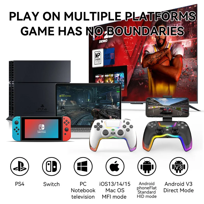 Беспроводной Bluetooth-геймпад для контроллера PS4