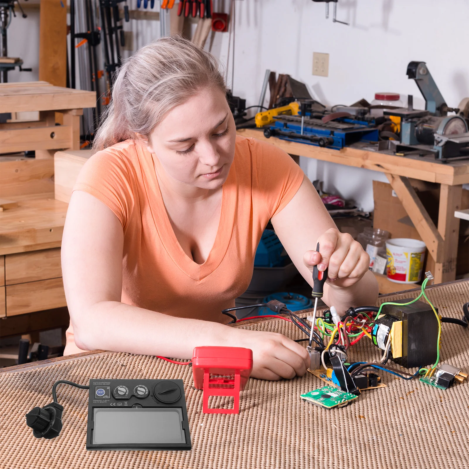 

Welding Lens Replacement Headset Welder Mask Chameleon Accessories Shield