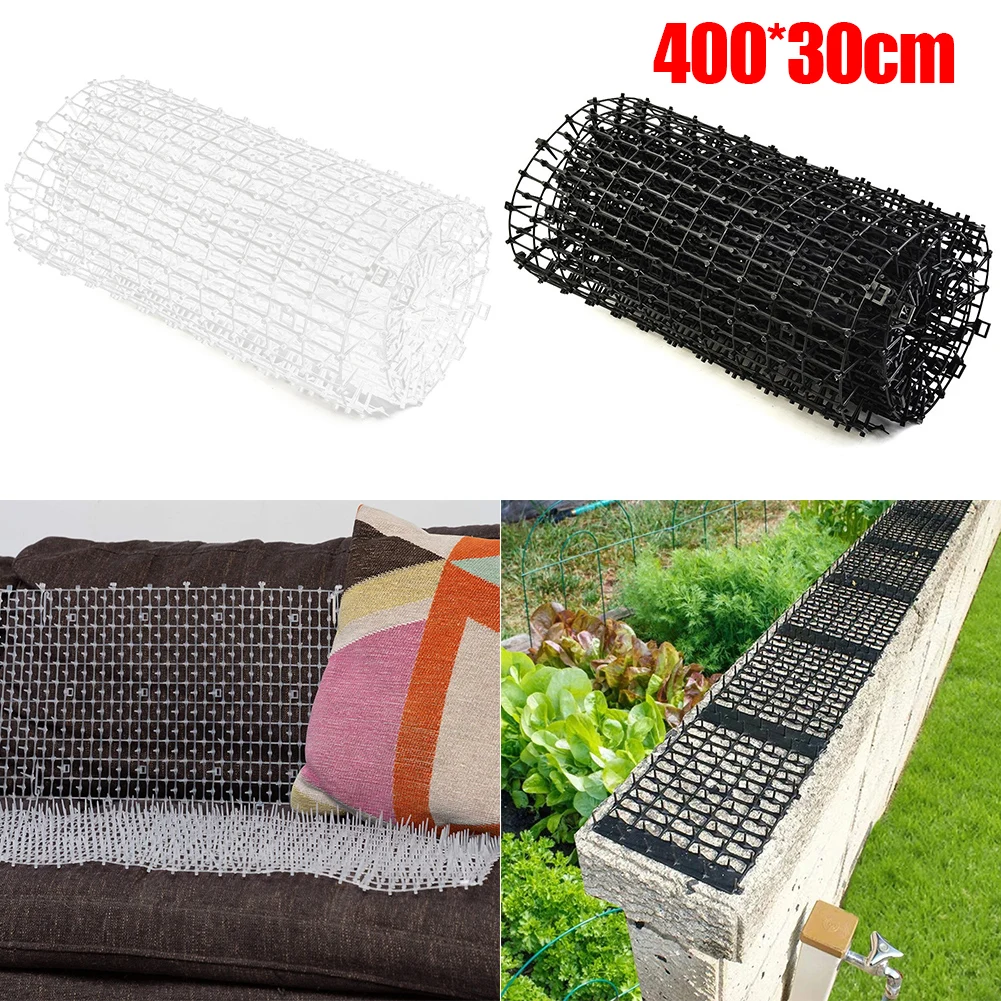 

1pcs Cat Scat Mat Spike Anti-Cat Dog Pest Deterrent Garden Repellent Animal Scarer Prevent Animals From Climbing 400x30 Cm✅