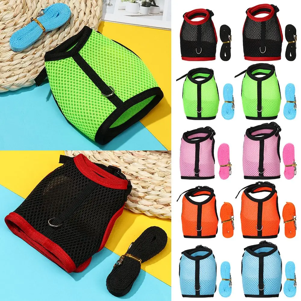 

Durable Rabbit Hamsters Breathable Soft Mesh Pet Leash Small Animal Pet Vest