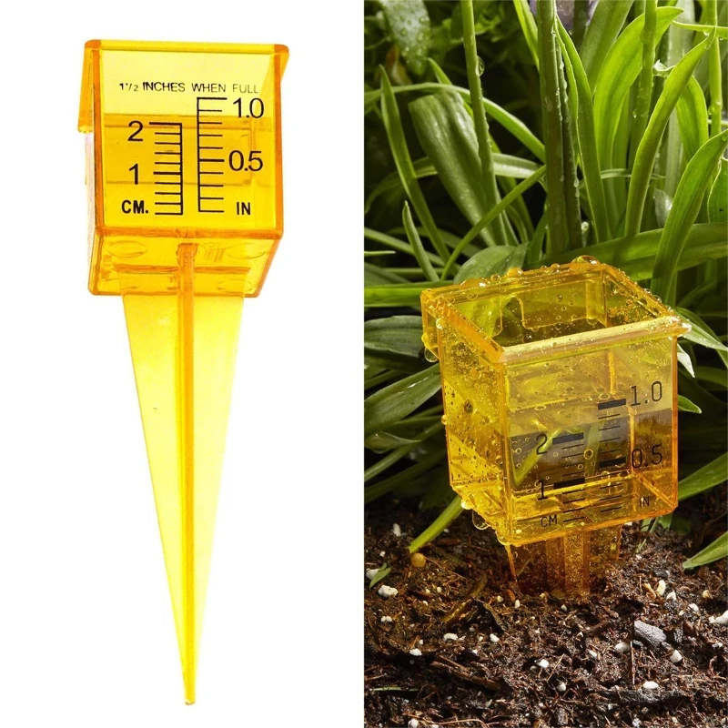 

Portable Rain Gauge Outdoor Flowerpot Sprinkler Gauge 1.5 in Rain Guage 10 Pcs