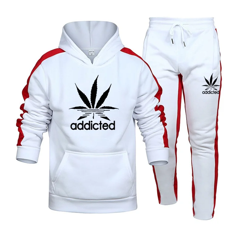

2022 Men's Clothing Fashion Sports Wear Jogging Suits Hooded Tracksuit Set