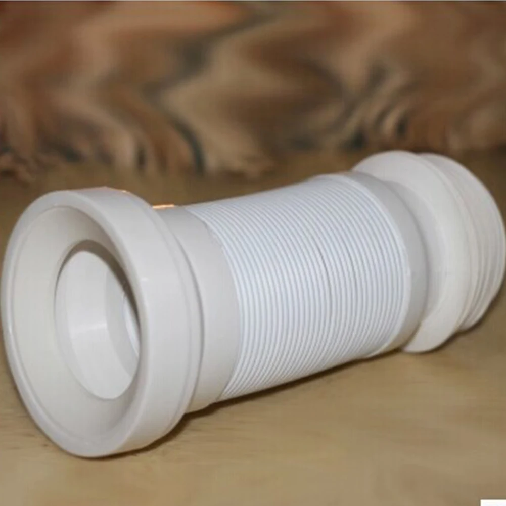 

Tool Flexible WC Displacement Durable Home Pan Connector Accessories Plumbing Sewage Drain Pipe Toilet Bowl Hose Sewer Universal
