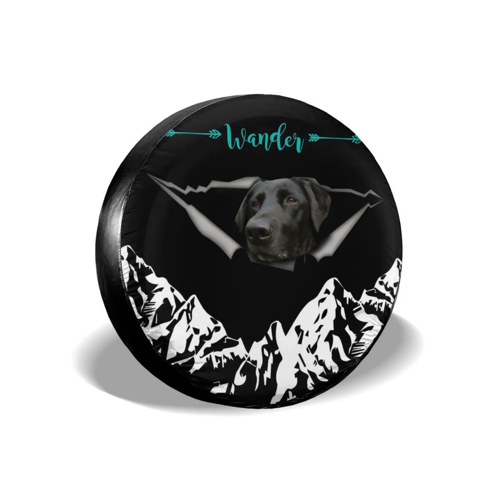 

Compass Tire Cover Universal Spare Wheel Tire Cover Wheel Covers for Trailer RV SUV Truck Camper Travel Trailer