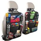 Автомобильный Органайзер на спинку сиденья, карманы для хранения с держателем для планшета с сенсорным экраном, защита для детей, детские автомобильные аксессуары