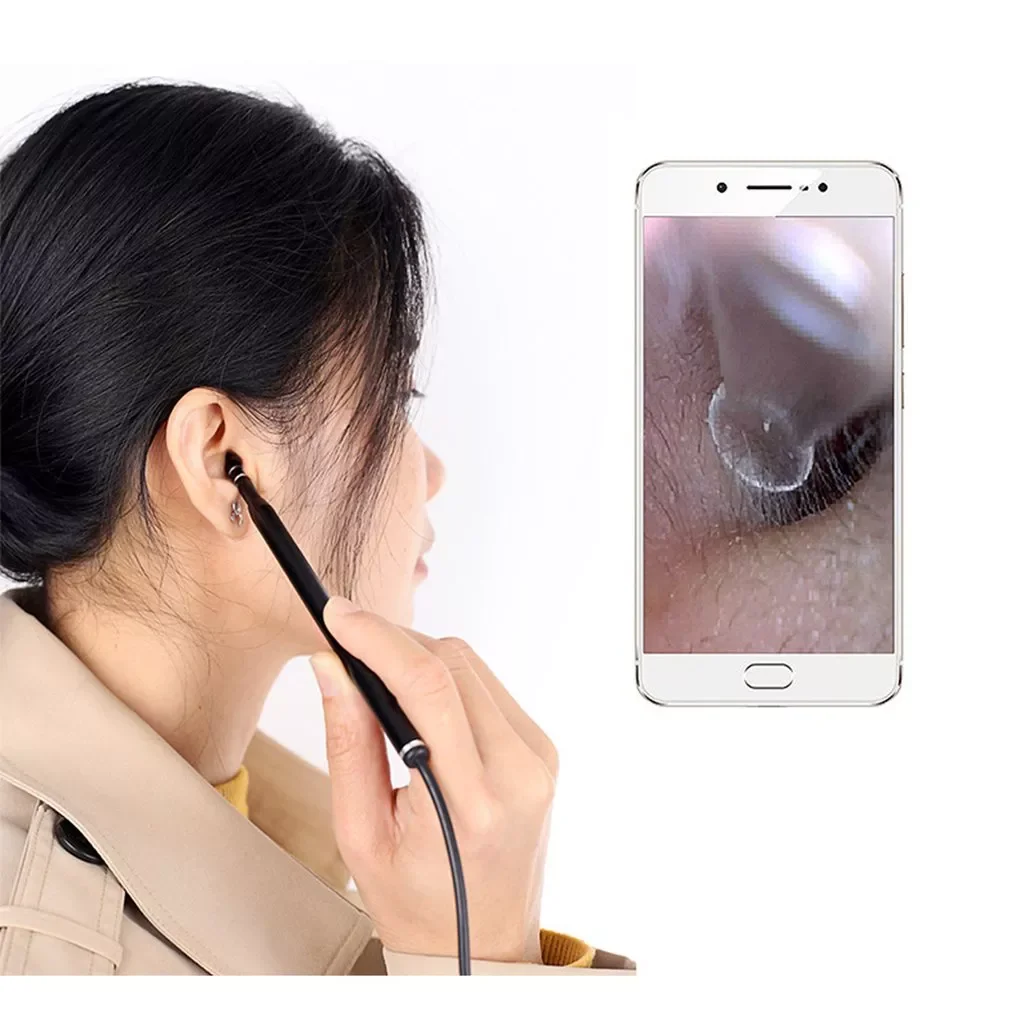 

Usb Ear Camera Otoscope3.9Mm Hd Ear Scope Endoscope Visual Ear Endoscope With Earwax Compatible Ear Cleaner For Android
