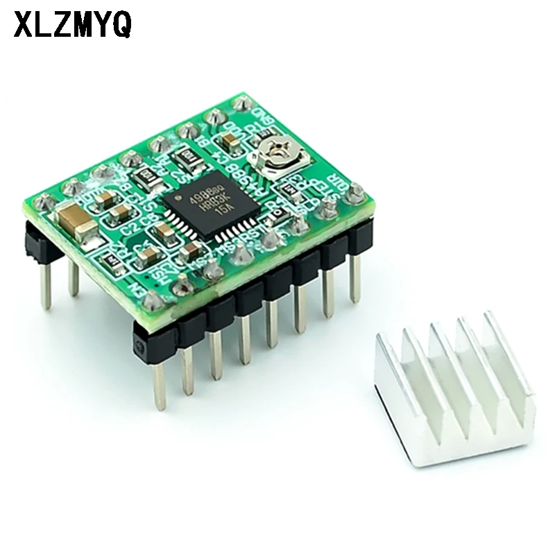 5pcs A4988 Stepper Motor Driver Module With Heatsink + Heat Sink 3D Printer Parts For SKR V1.3 1.4 GTR V1.0 DIY Electronic Kit |