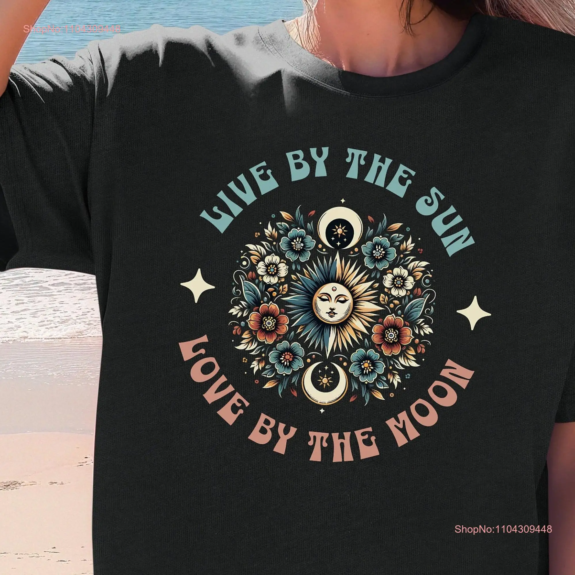 Футболка Live by the Sun Love Moon футболка с небесным рисунком и звездами углушенные цвета