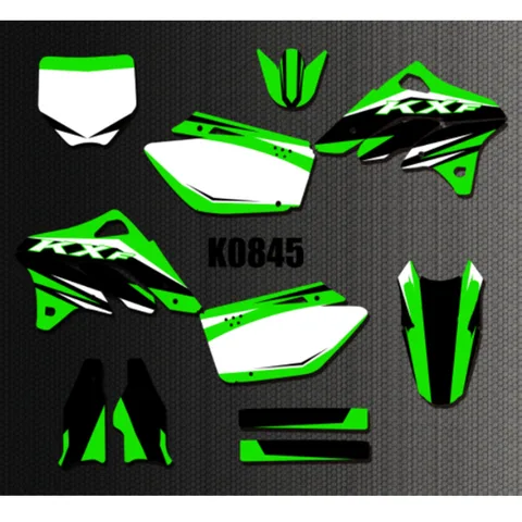 Мотоцикл KX450 F 2006-2008 обтекатель наклейки графический фон наклейки наборы для Kawasaki KXF 450 KX450F KXF 450 2006 2007 2008