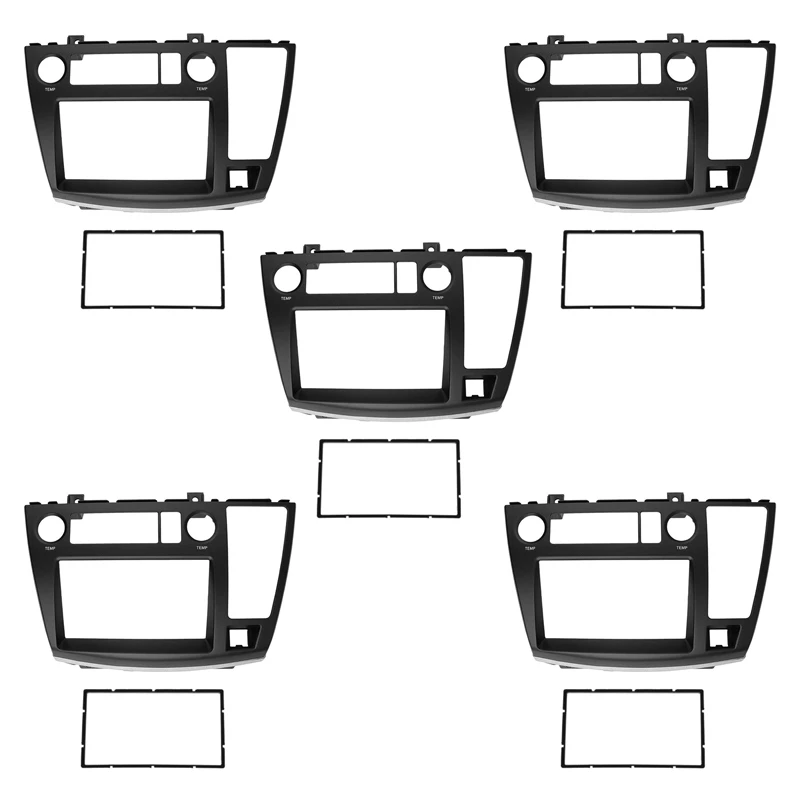 

5X Double Din Car Radio Frame For Nissan Elgrand E51 2002-2010 Stereo DVD Dash Kit Trim Fascia Panel Adapter