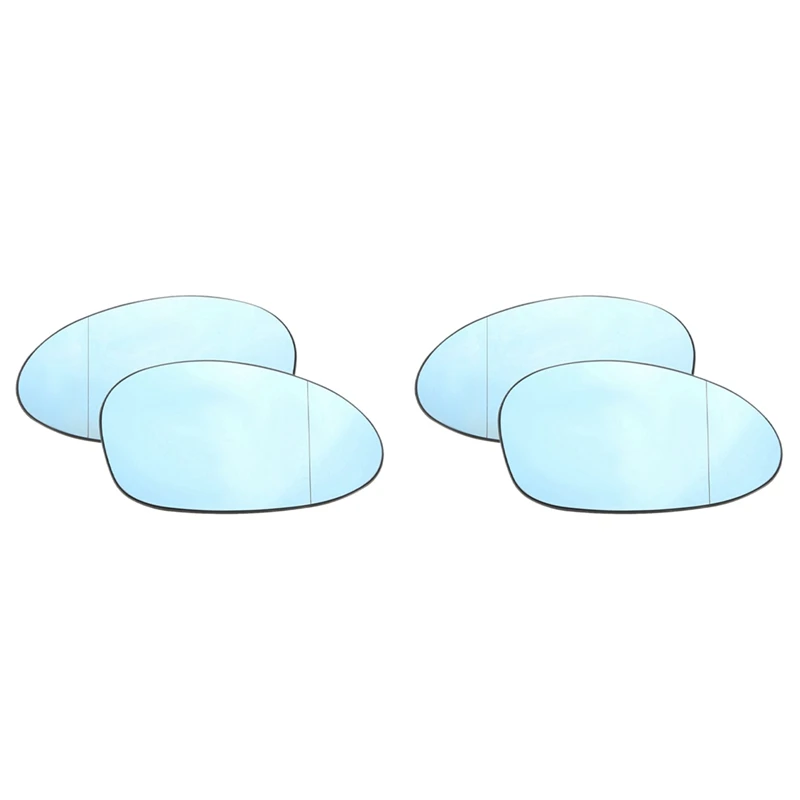 

4X Rear View Mirrors Heated Glass Lenses For Bmw E81 E82 E87 E88 E90 E91
