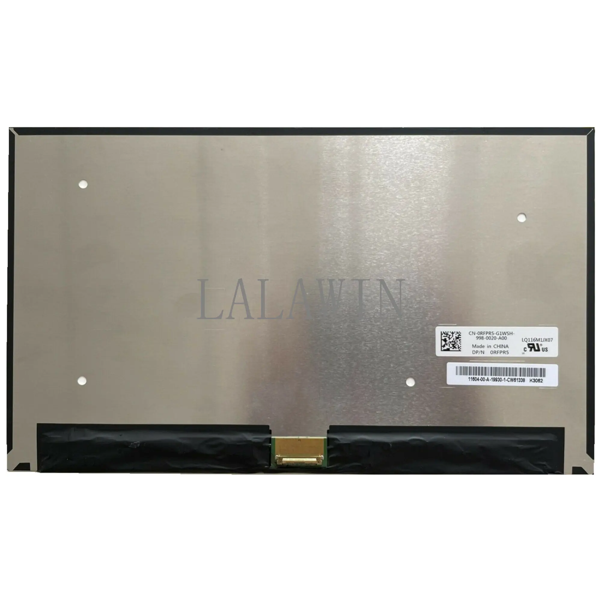 

LQ116M1JX07 11.6 Inch LCD Screen Laptop Replacement Display PanelEDP 30PIN 60HZ FHD 1920*1080 100% sRGB