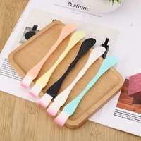 1pc random color double ended facial mask brush professional dual purpose makeup brush skin care concealer beauty cosmetic tools
