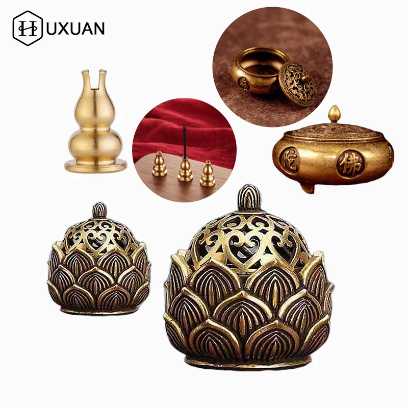 With Cover Sandalwood Cense Home Decoration