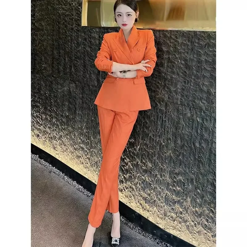 Deepen 2024 Новый женский модный элитный элегантный костюм комплект из 2 предметов
