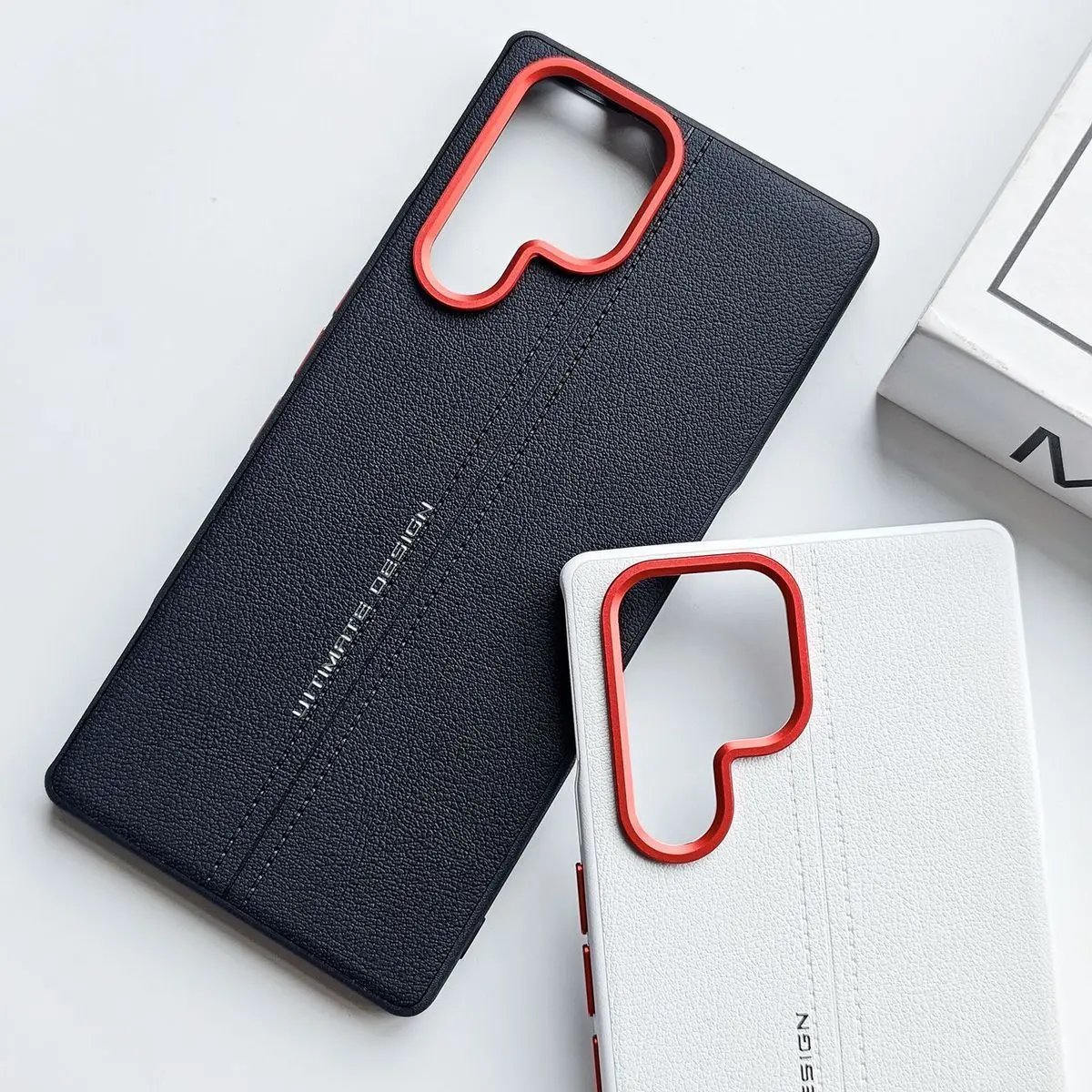 Фото Чехол для ZTE Nubia Red Magic 11 Air, роскошный кожаный чехол из PU, стильный защитный чехол для Red Magic 11 Pro, чехол для телефона. №1