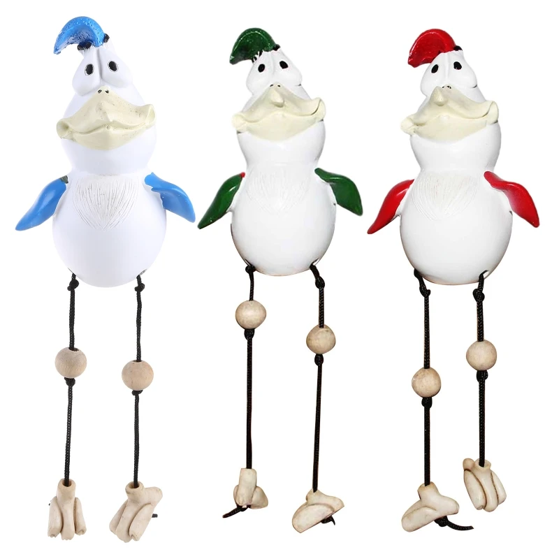 

Cute Resin Bird Ornament for Garden Backyard Balcony Novelty Animal Ornament
