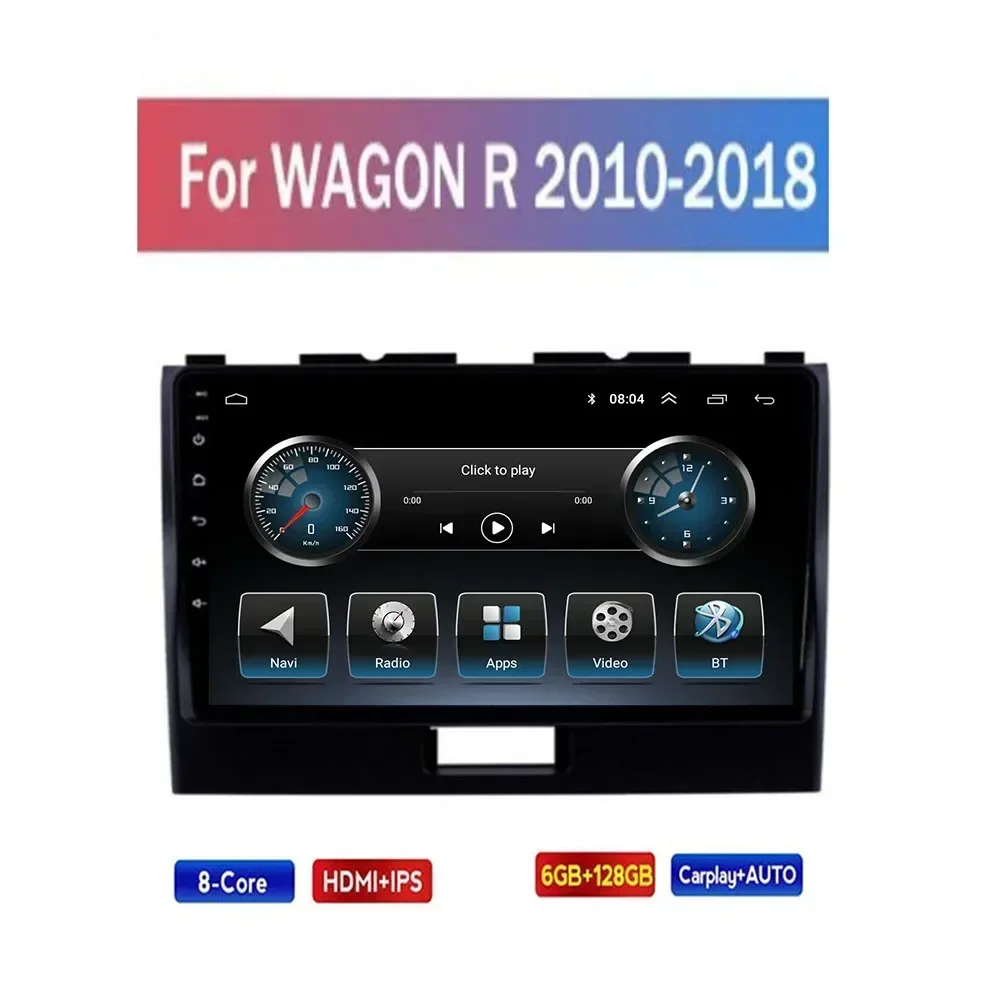 2 Din Android 13 Автомобильный стерео радио DVD GPS Мультимедийный видеоплеер 5G Wi-Fi камера