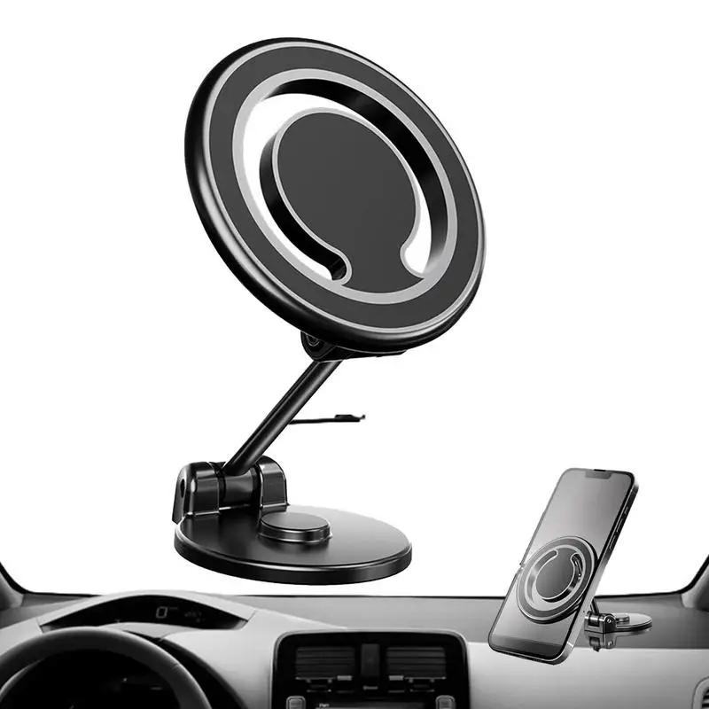 

Car Phone Mount Magnetic Dashboard Mounted Holder Universal 1080 Adjustable Portable Device Mount For Smartphones Phone