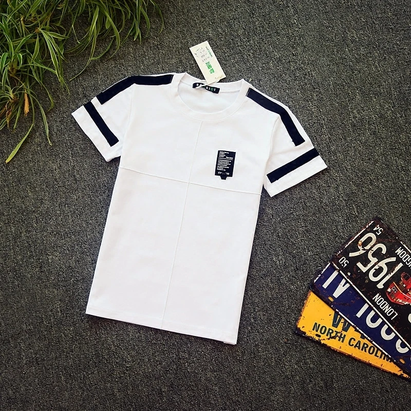 

Men's summer short sleeve T-shirt Korean fashion slim personality man's T-shirts