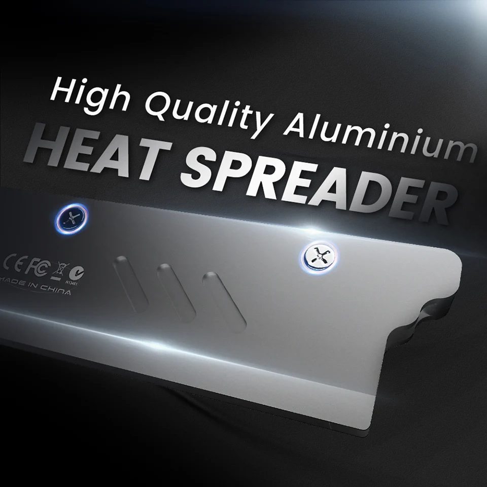 Фото JEYI Aluminum Memory RAM Heatsink With Thermal Pads RAM Cooler DDR Radiation Dissipate for PC Desktop DIY DDR2 DDR3 DDR4 DDR5 №3