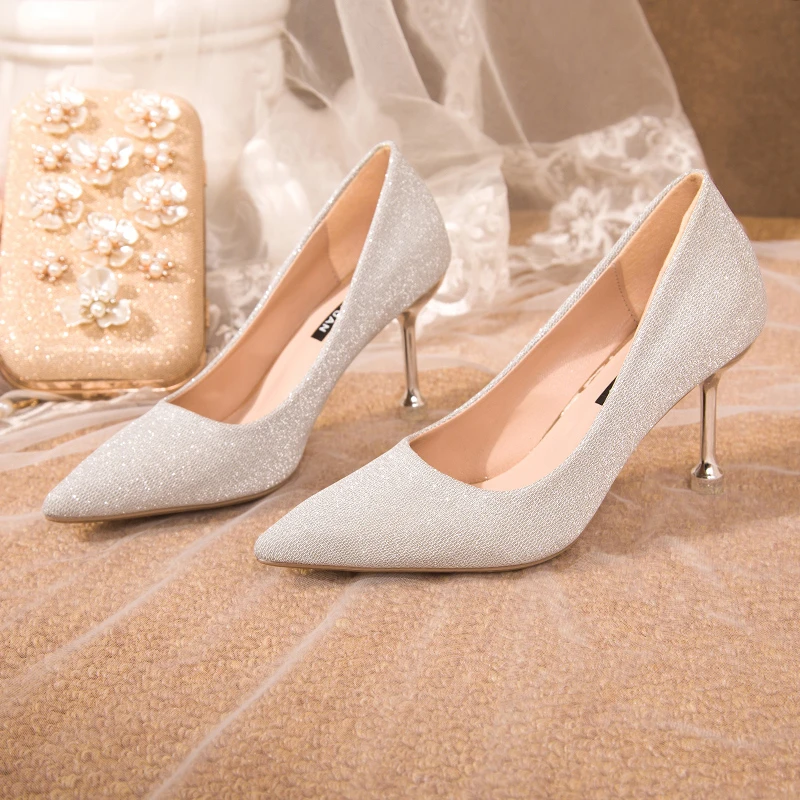 

Женские туфли на высоком тонком каблуке, профессиональные туфли на шпильке, универсальная обувь для офиса