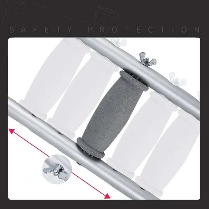 Регулируемые костяшки для подмышек с четырьмя ногами нескользящая мобильность