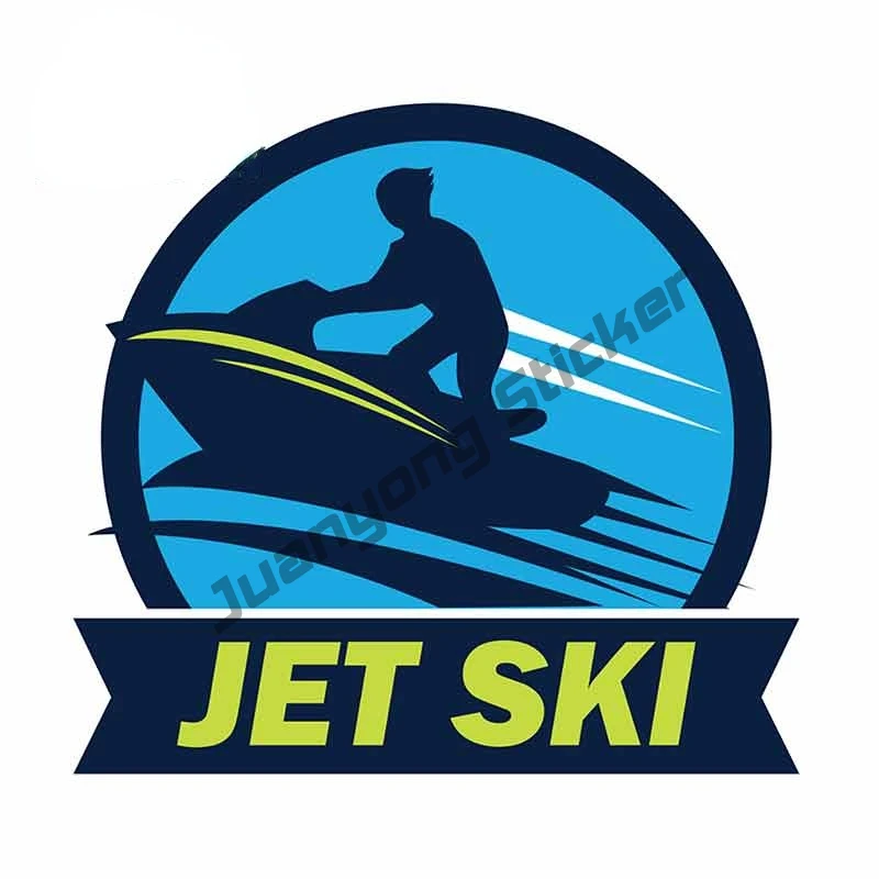 

Оригинальные креативные автомобильные наклейки с логотипом Jet Ski, самодельные аниме водонепроницаемые устойчивые к царапинам наклейки, автомобильные аксессуары PVC13x12cm