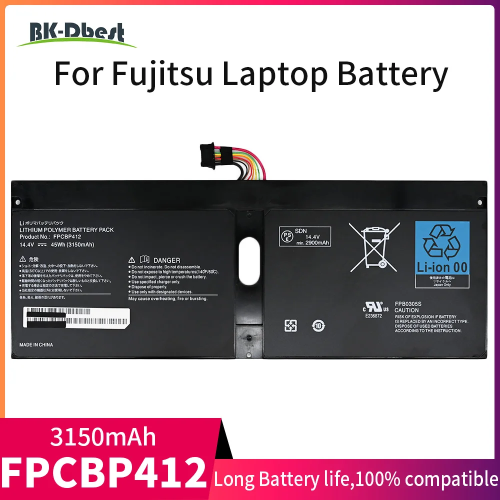 BK-Dbest Новый FPCBP412 Аккумулятор для ноутбука FPB0305 Fujitsu Lifebook U904 CP636060-01 Высокое качество