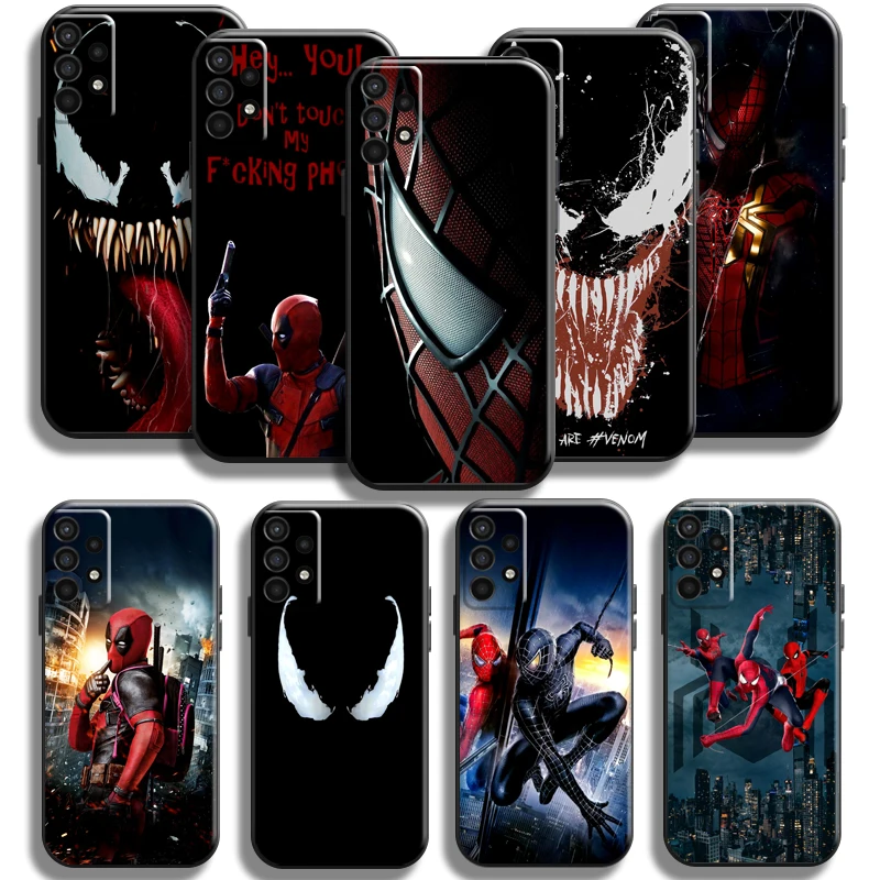 

Marvel Spiderman Venom Deadpool Phone Case For Samsung Galaxy A11 A12 A21 A21S A22 A30 A31 A32 A50 A51 A52 A70 A71 A72 5G Back