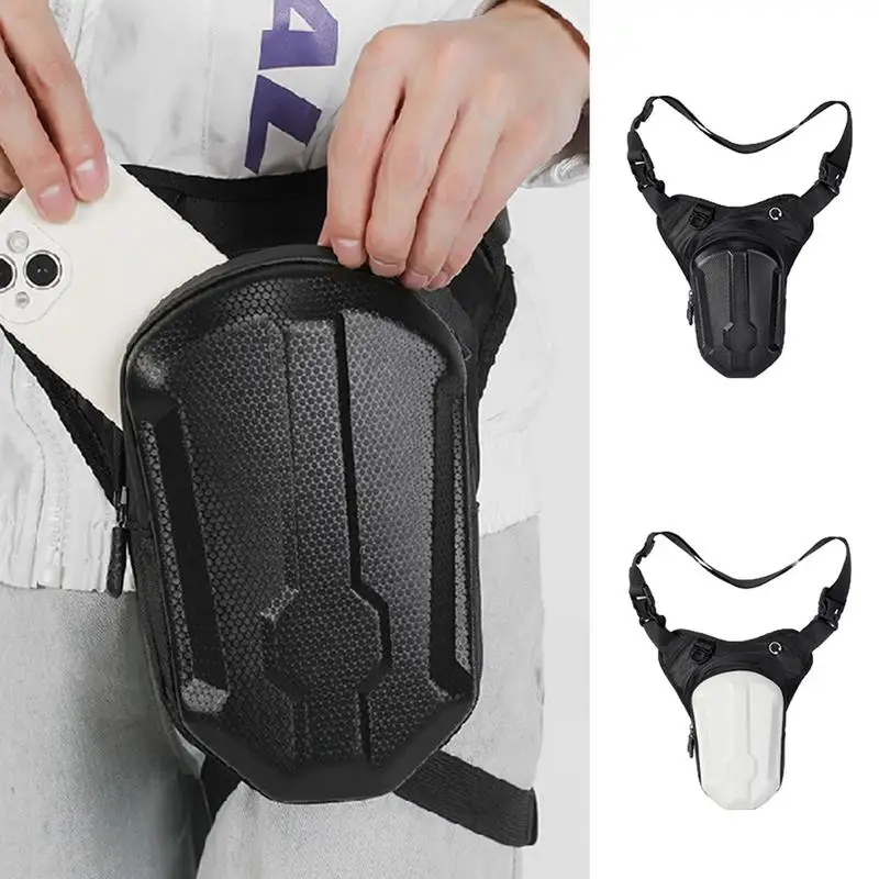 

Motorcycle Leg Bag Motorbike Drop Leg Bag Thigh Belt Luggage Holder Pouch With Zippers Motorbike Waist Pack For Travelling