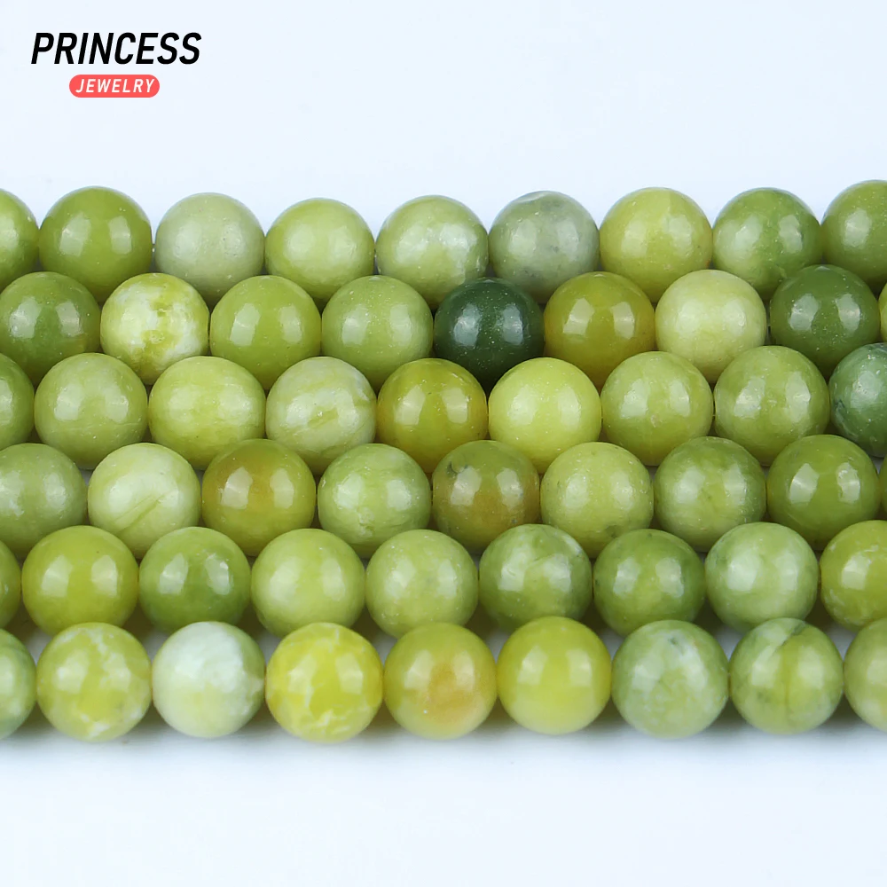 A + натуральные зеленые Соединенных бусины для изготовления ювелирных изделий