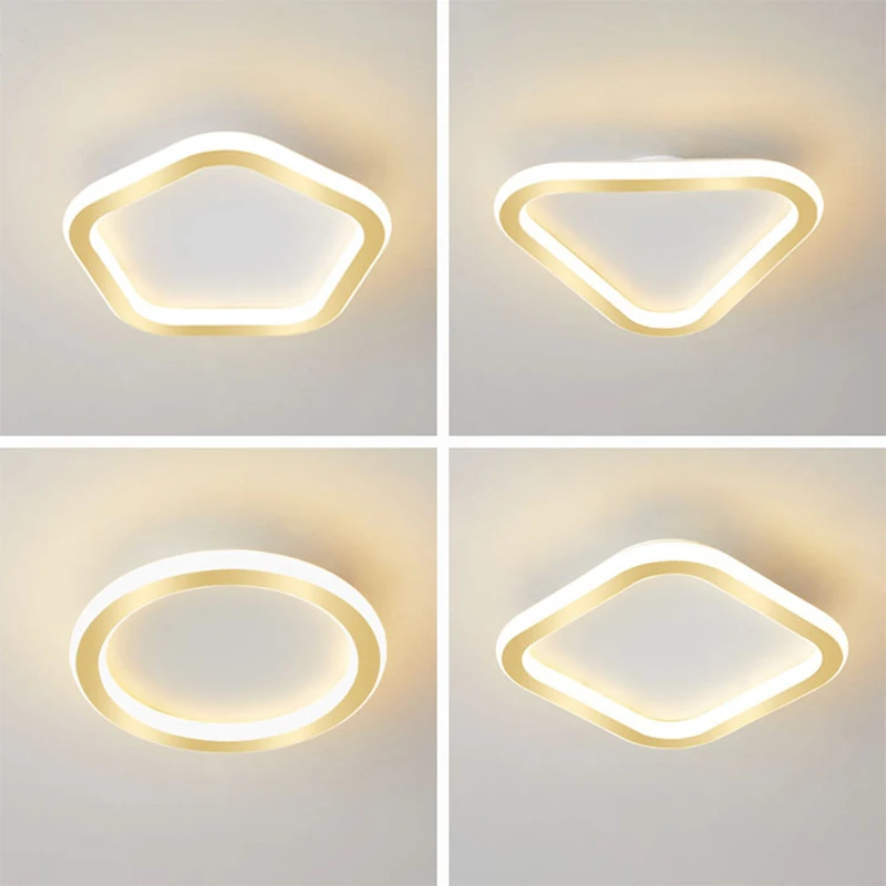 

Aisle Balcony Ceiling Lights New Simple Modern White Light Personality Round Square Lamps Cloakroom Corridor Porch Luminaire