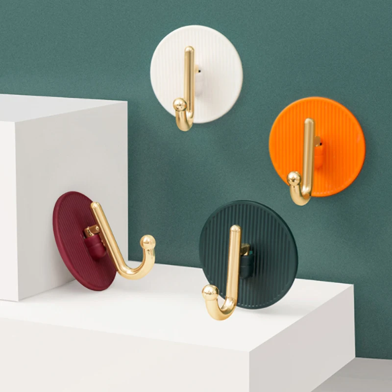

Luxury Wall Hooks Household Items Self-adhesive Hooks Punch-free Hooks Traceless Hooks Practical Convenient Durable