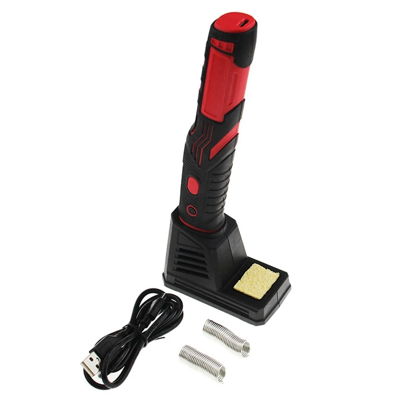 

480℃ Wireless Soldering Iron With LED Light Set USB Rechargeable Lithium Battery Soldering Kit Household Appliances