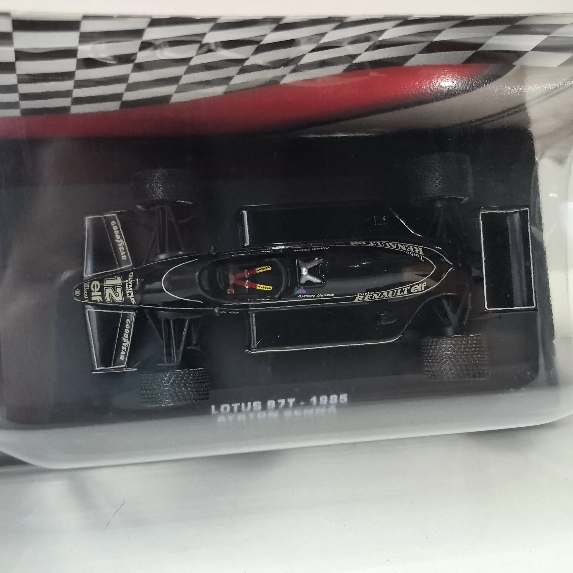 Фото Модель IXO в масштабе 1/43 LOTUS 97T 1985 года # Модель гоночного болида Формулы-1 W8 из сплава, масштаб 1:12 №5