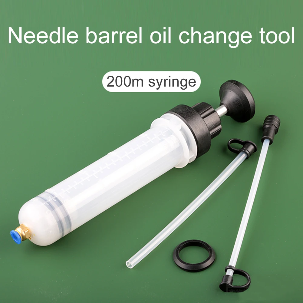 

200cc Filling Syringe Bottle Manual Pump Manual Pumping Car Oil Fluid Extractor Bottle Transfer Hand Pump Tools