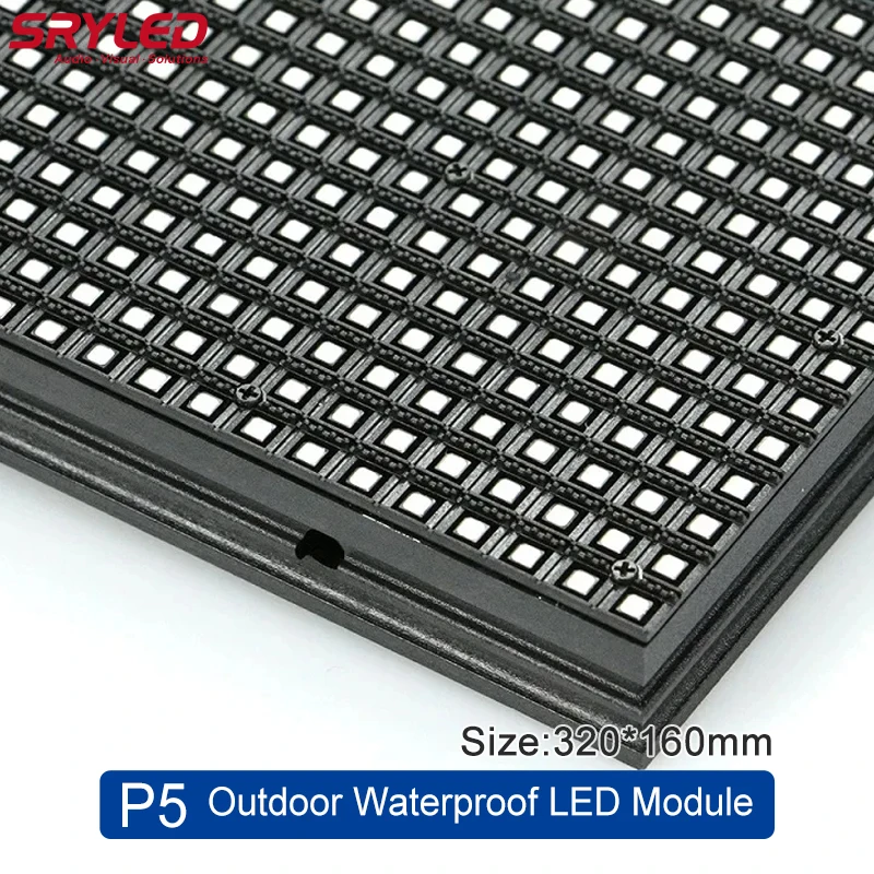 Светодиодный модуль Pantalla P5 для улицы 320 × 160 мм 1/8 сканирования 64 32 пикселей SMD277