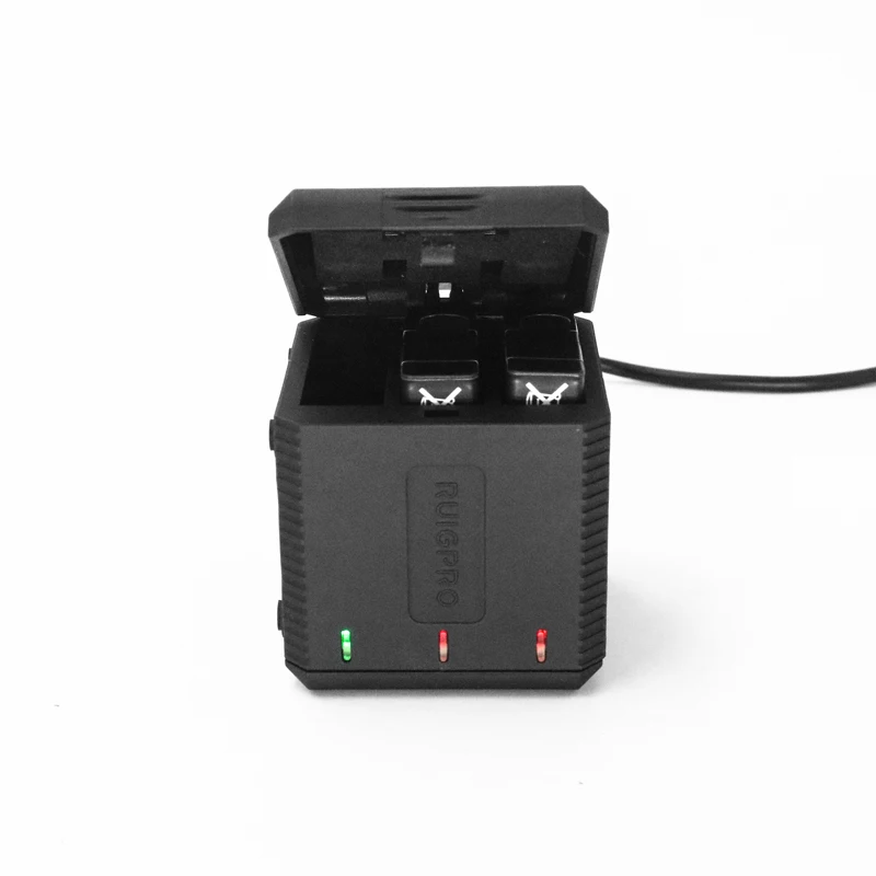 Светильник устройство для GoPro Hero 10 2100 мАч 3 слота карт |