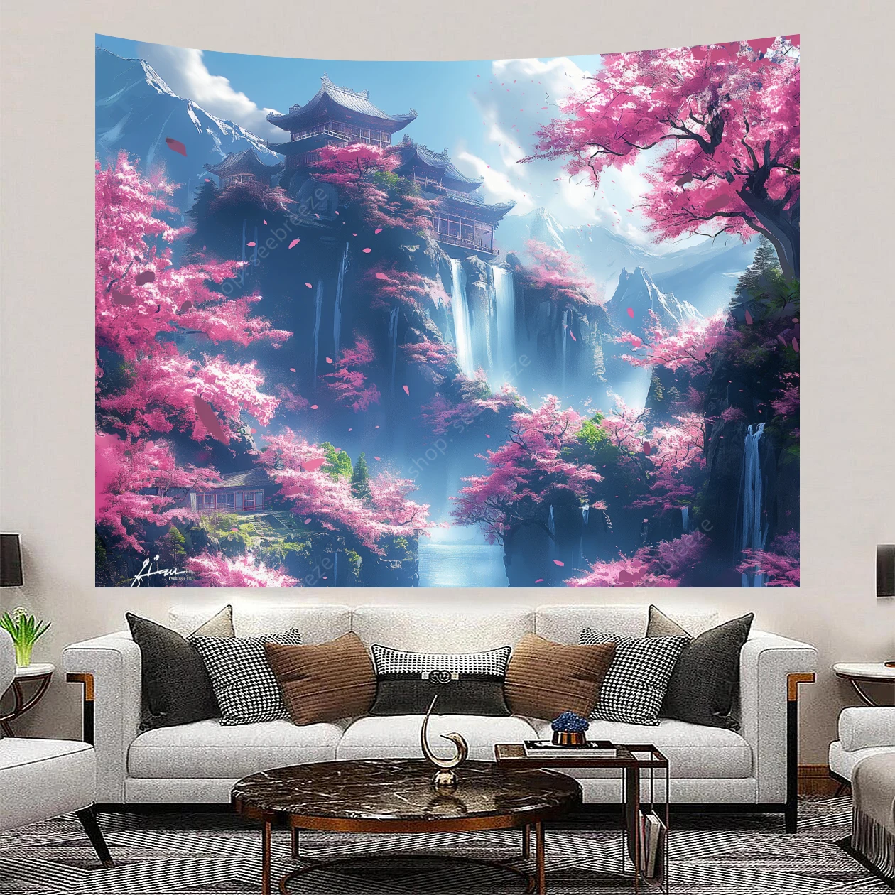 

Гобелен "Цветение вишни", 100% полиэстер