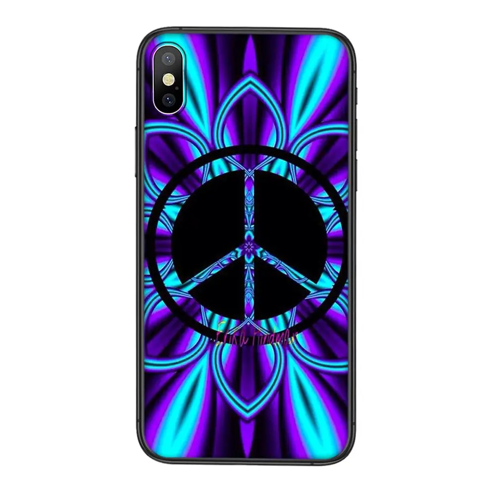 Для Samsung Galaxy Note 10 Plus Ultra M51 M31 M30S J6 J8 2018 A10 A10S A11 Ippy Hippie Psychedelic Black Etui Fashion Cheap |