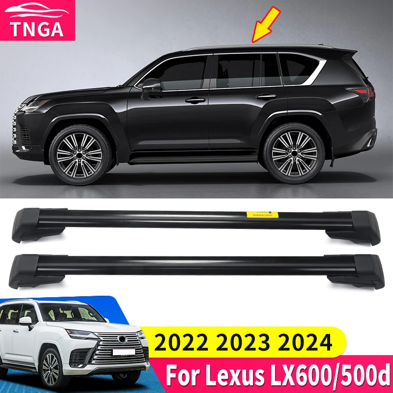 Горизонтальный багажник на крышу для Lexus LX600 500d LX 600 2022 2023 2024 Настройка модификаций