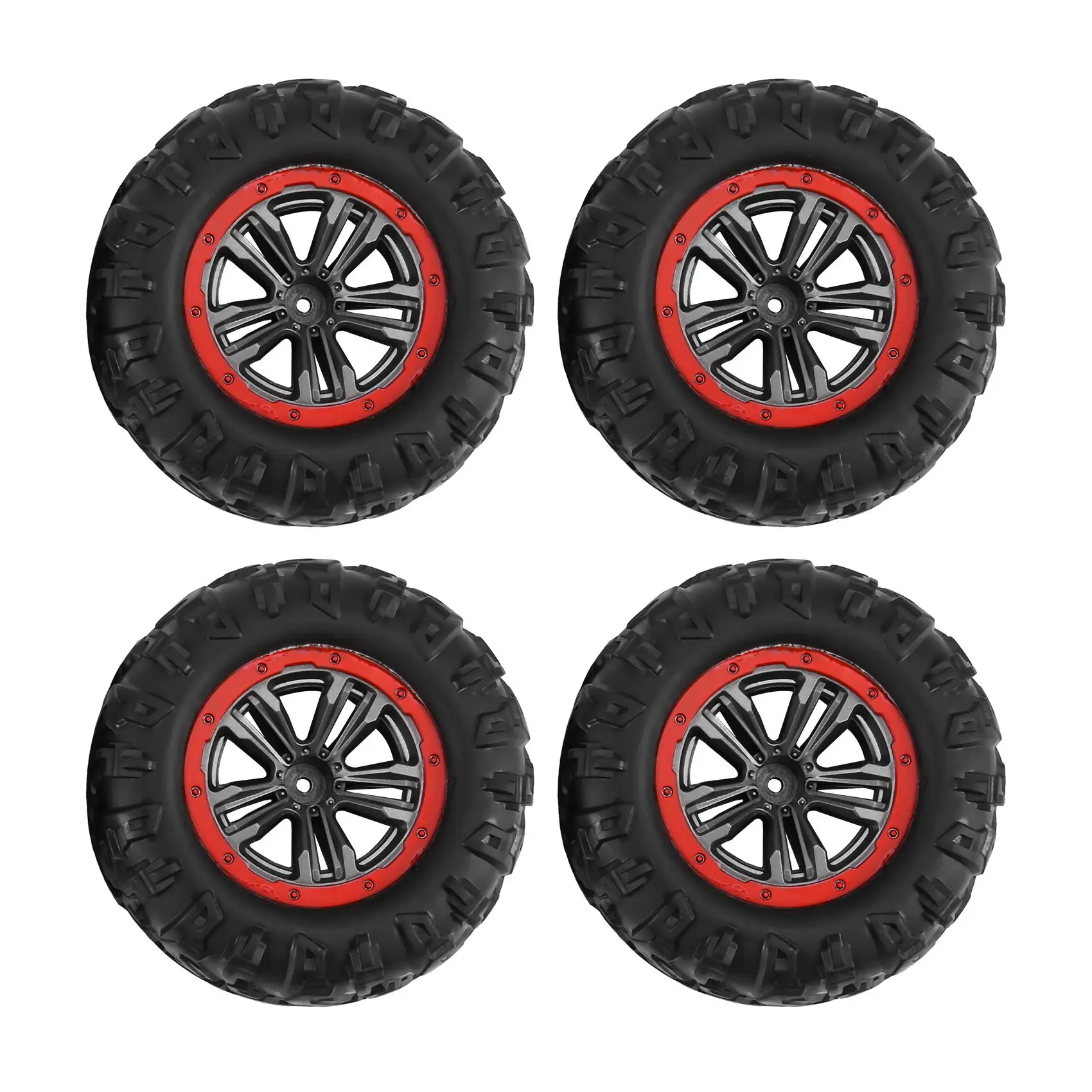 

4Pcs Wheel Tire Tyres for XLF X03 X04 X-03 X-04 1/10 RC Car Brushless Truck Spare Parts