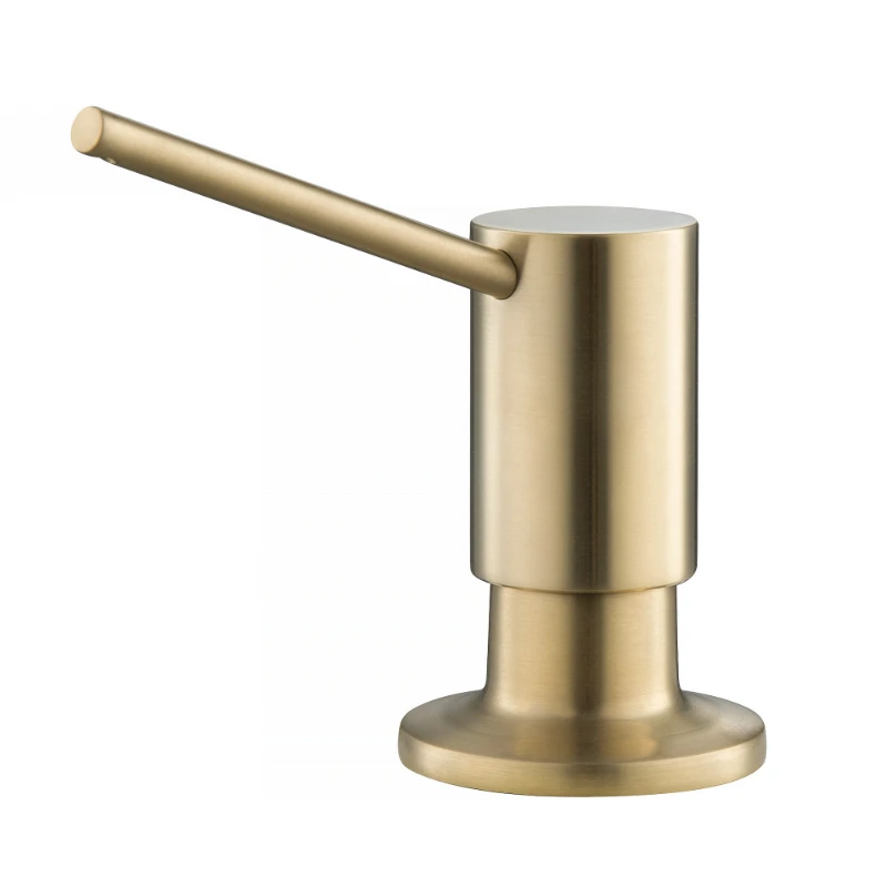 

Kitchen Soap and Lotion Dispenser in Brushed Gold