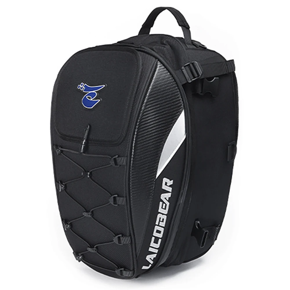 

Сумка на заднее сиденье мотоцикла для мужчин и женщин, вместительный мотоциклетный шлем, расширяющийся Водонепроницаемый ранец