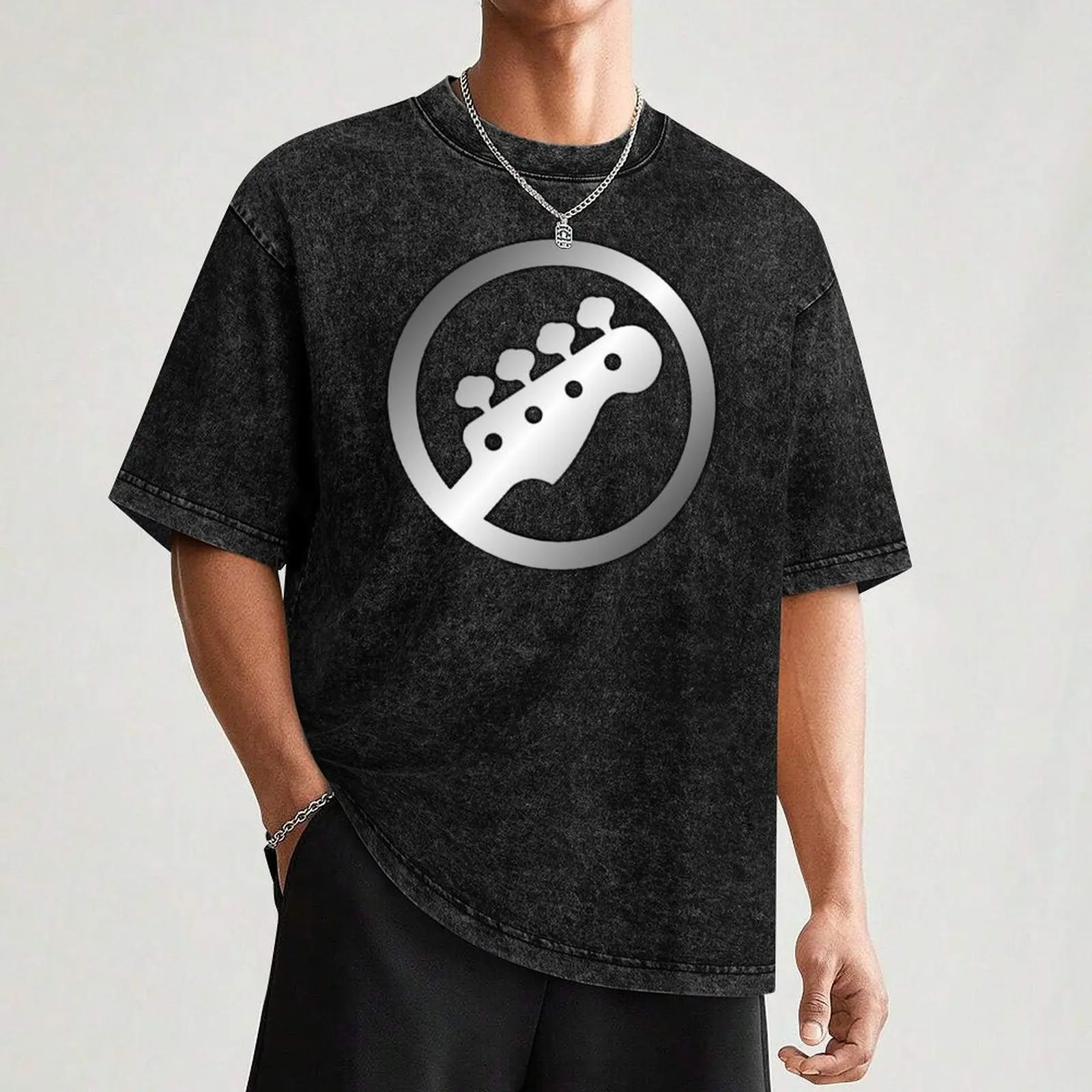 Футболка Silver Bass Ring с фигурками аниме модные рубашки синие архивные футболки для