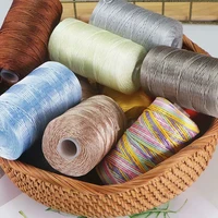 colored nylon yarn for crafts 100g and 1 5mm crochet yarn for macram%c3%a9 diy cushions hats handicrafts shoes wholesale